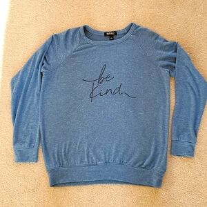 Buffalo * Blue, be kind, sweatshirt style